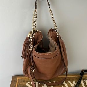 Michael Kors shoulder hobo with crossbody and accents
